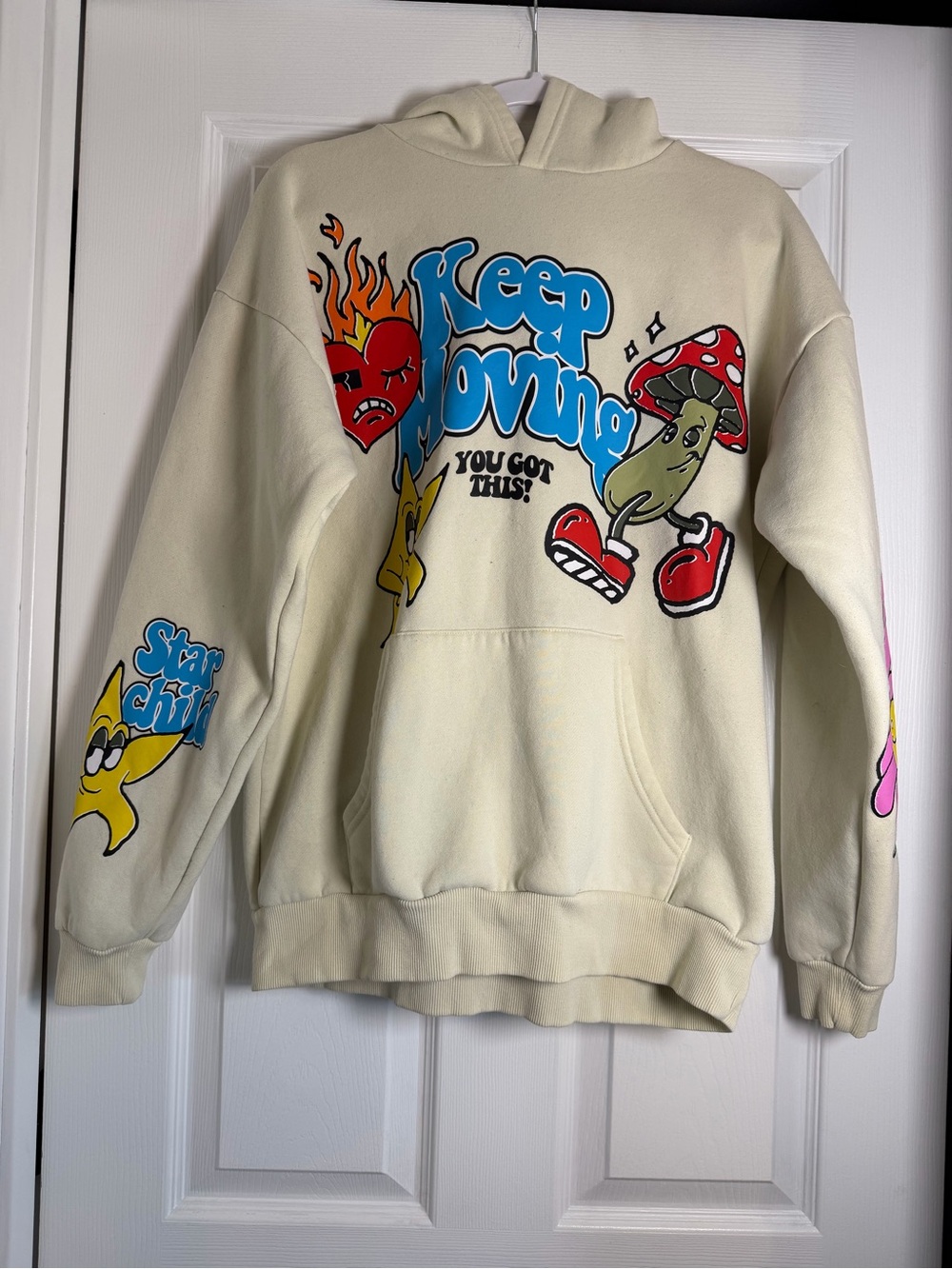 Pacsun Keep Moving Graphic Hoodie Size Medium